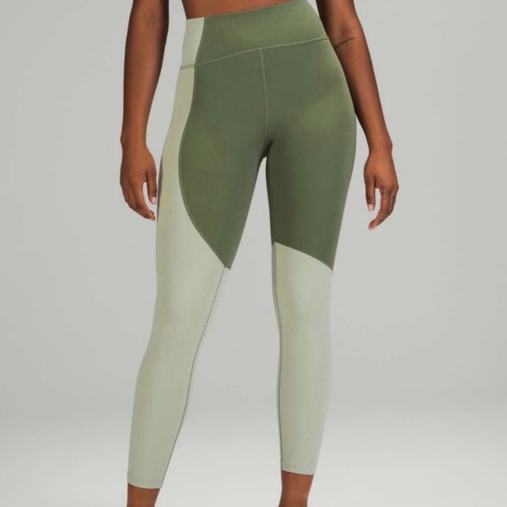 LULULEMON COLOR BLOCK LEGGINGS